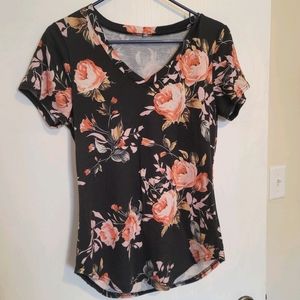EUC Floral V-Neck